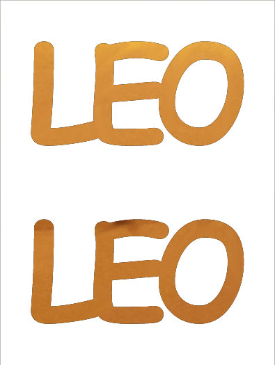 Custom-Buzz Word - LEO Orange