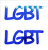 Custom-Buzz Word - LGBT Blue Royal