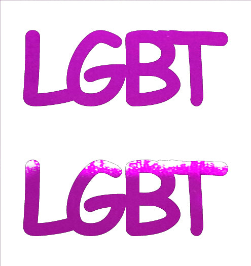 Custom-Buzz Word - LGBT Fuchsia