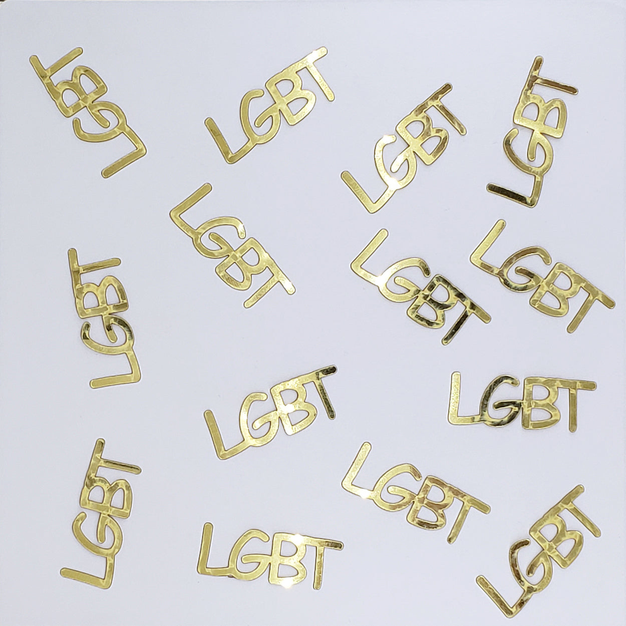 Custom-Buzz Word - LGBT Gold