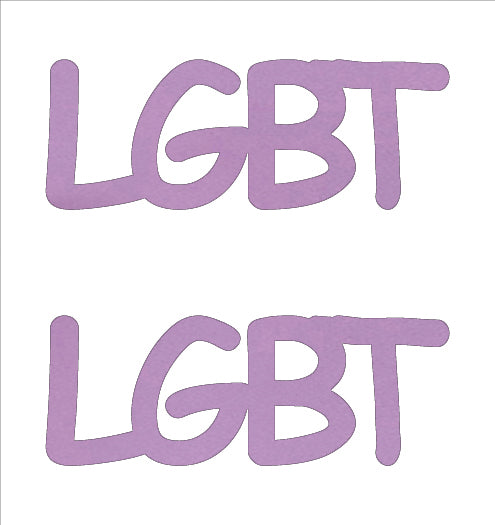 Custom-Buzz Word - LGBT Pink