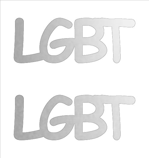 Custom-Buzz Word - LGBT Silver