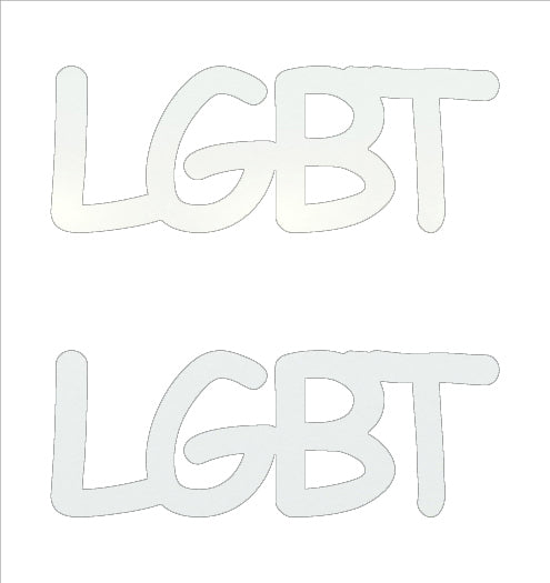 Custom-Buzz Word - LGBT White