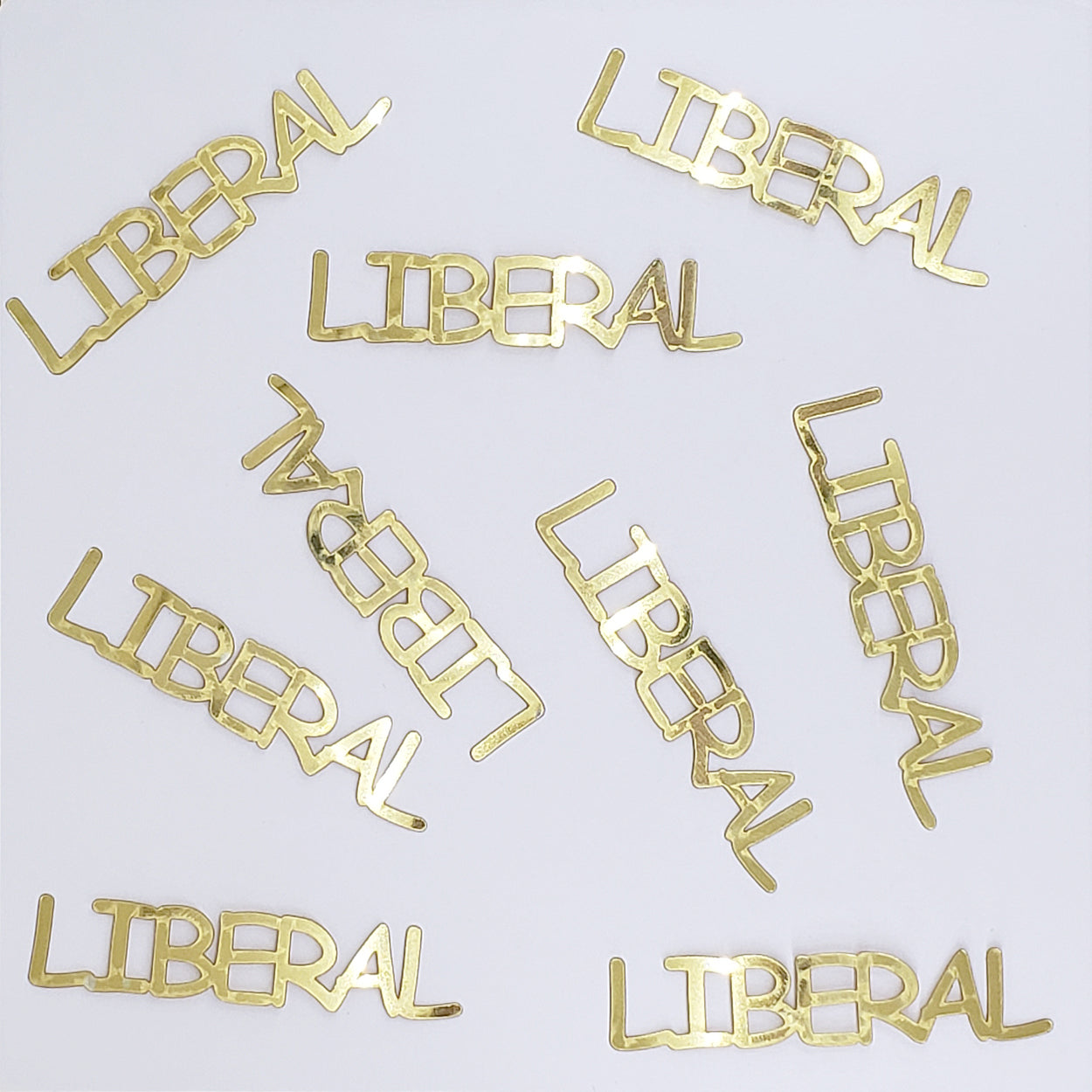 Custom-Buzz Word - LIBERAL Gold