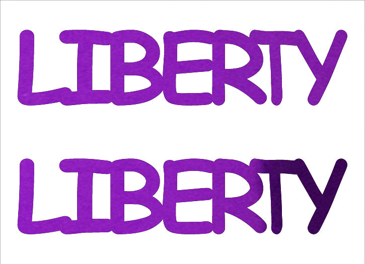 Custom-Buzz Word - LIBERTY Purple