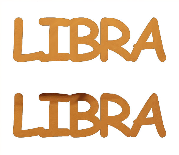 Custom-Buzz Word - LIBRA Orange