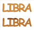 Custom-Buzz Word - LIBRA Orange