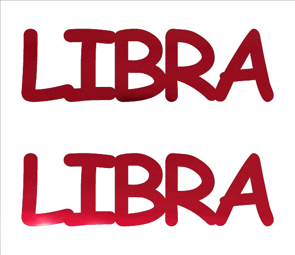 Custom-Buzz Word - LIBRA Red