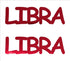 Custom-Buzz Word - LIBRA Red