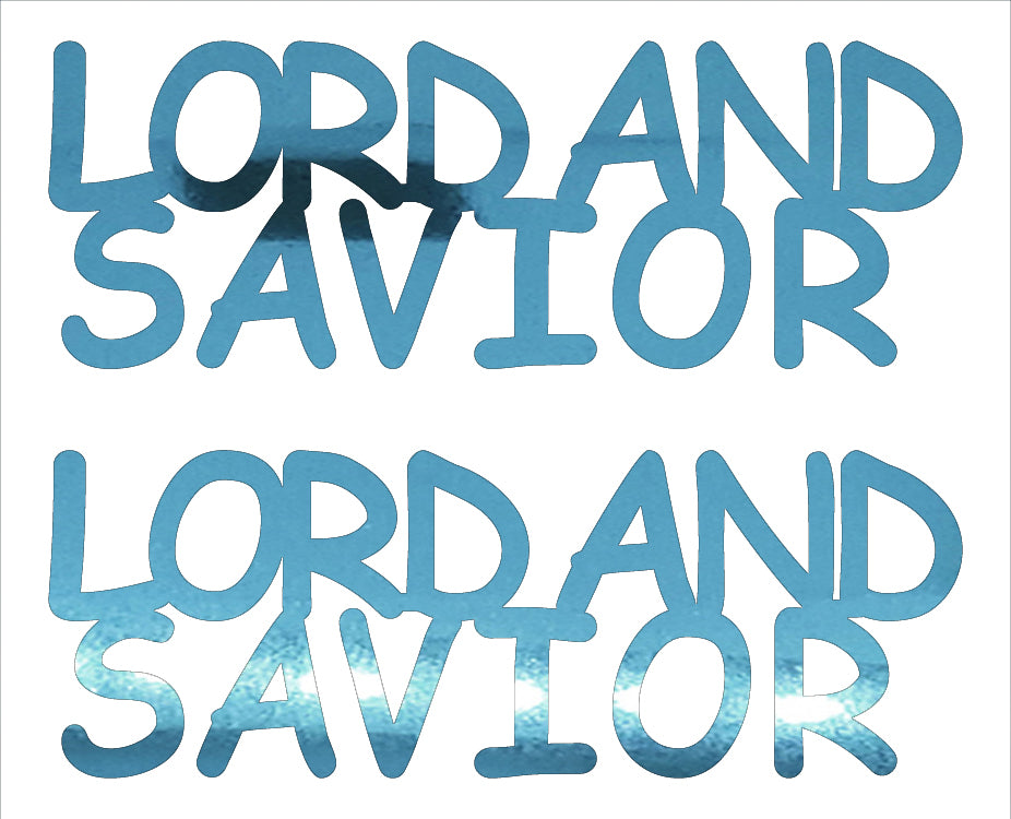 Custom-Buzz Word - LORD AND SAVIOR Blue Sky