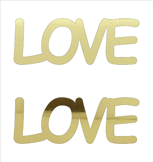 Custom-Buzz Word - LOVE Gold