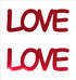 Custom-Buzz Word - LOVE Red