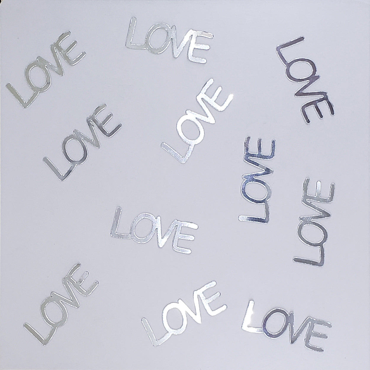 Custom-Buzz Word - LOVE Silver