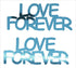 Custom-Buzz Word - LOVE FOREVER Blue Sky