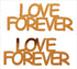 Custom-Buzz Word - LOVE FOREVER Orange