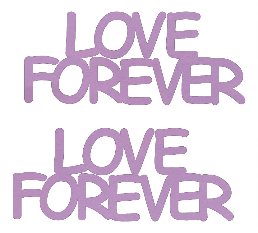 Custom-Buzz Word - LOVE FOREVER Pink