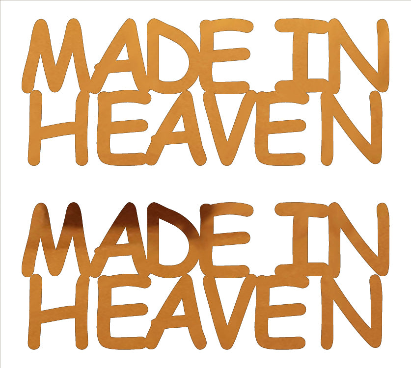 Custom-Buzz Word - MADE IN HEAVEN Orange