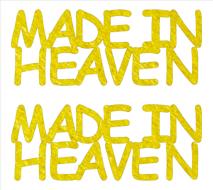 Custom-Buzz Word - MADE IN HEAVEN Yellow Paper