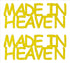 Custom-Buzz Word - MADE IN HEAVEN Yellow Paper