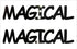 Custom-Buzz Word - MAGICAL Black