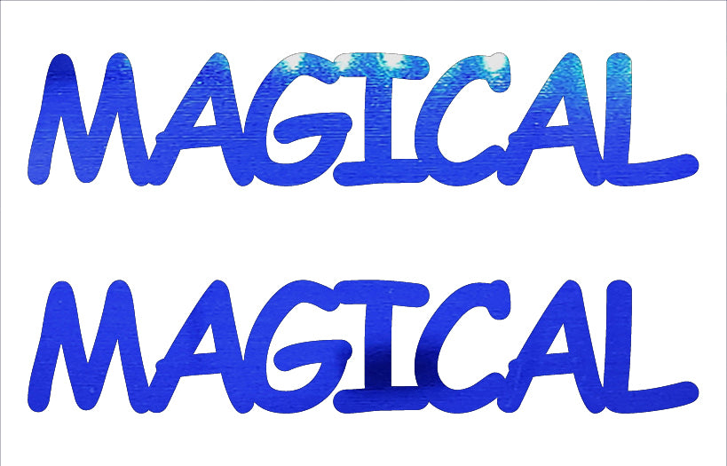 Custom-Buzz Word - MAGICAL Blue Royal