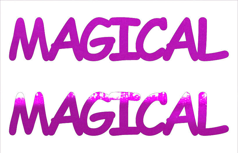 Custom-Buzz Word - MAGICAL Fuchsia