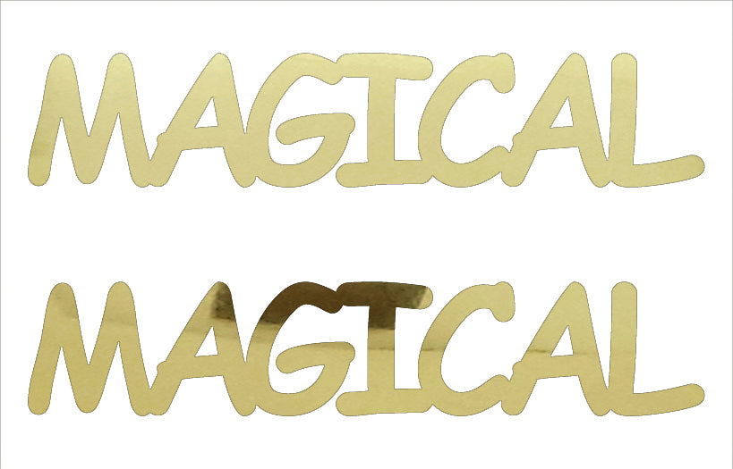 Custom-Buzz Word - MAGICAL Gold