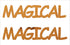 Custom-Buzz Word - MAGICAL Orange