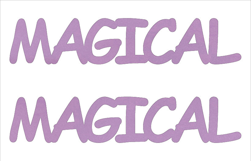 Custom-Buzz Word - MAGICAL Pink