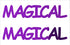 Custom-Buzz Word - MAGICAL Purple