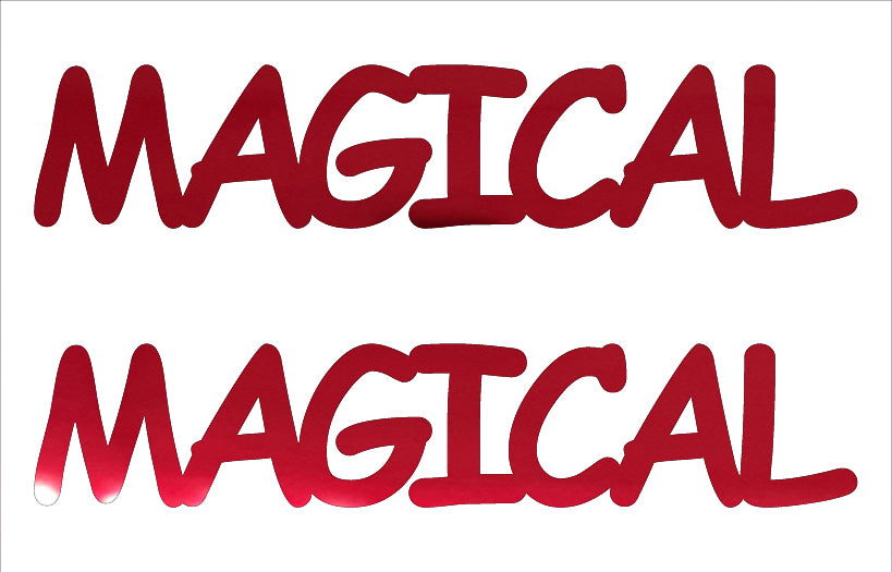 Custom-Buzz Word - MAGICAL Red