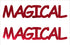 Custom-Buzz Word - MAGICAL Red