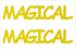 Custom-Buzz Word - MAGICAL Yellow Paper