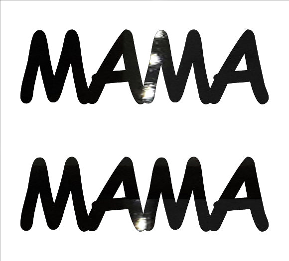 Custom-Buzz Word - MAMA Black