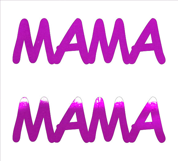 Custom-Buzz Word - MAMA Fuchsia