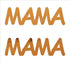 Custom-Buzz Word - MAMA Orange