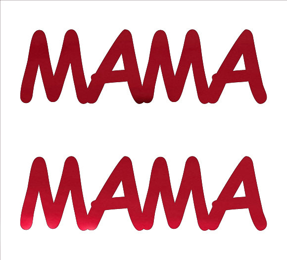 Custom-Buzz Word - MAMA Red