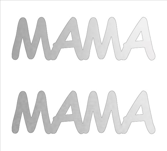 Custom-Buzz Word - MAMA Silver