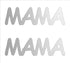 Custom-Buzz Word - MAMA Silver