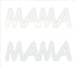 Custom-Buzz Word - MAMA White