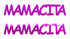 Custom-Buzz Word - MAMACITA Fuchsia