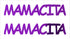 Custom-Buzz Word - MAMACITA Purple