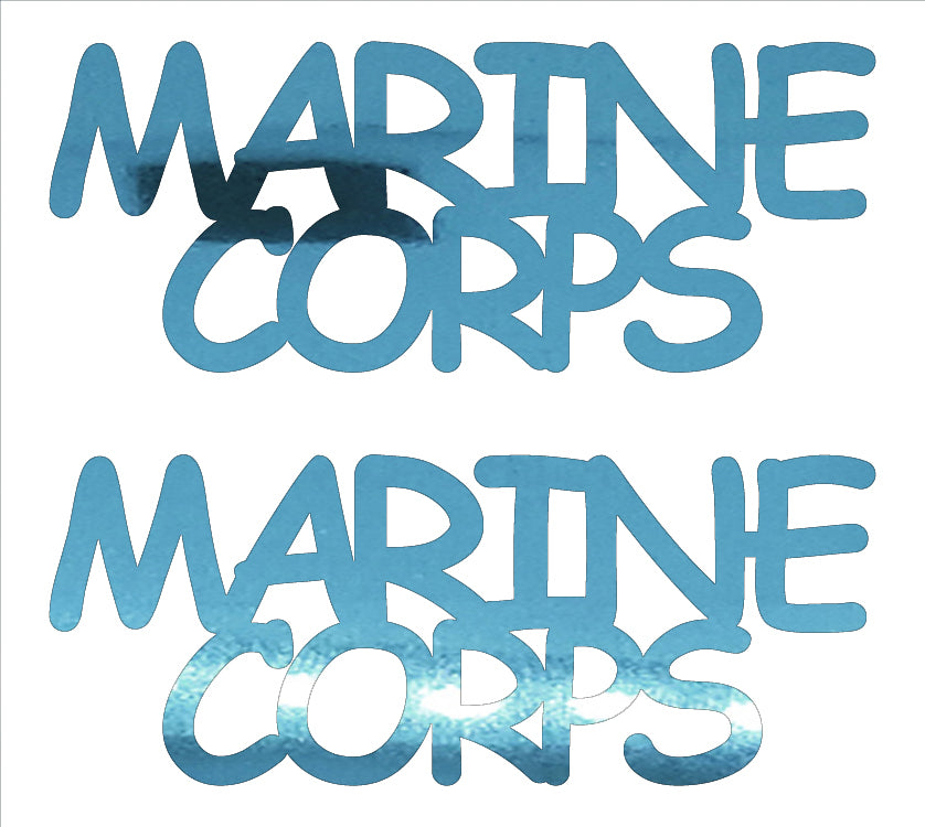 Custom-Buzz Word - MARINE CORPS Blue Sky