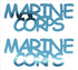 Custom-Buzz Word - MARINE CORPS Blue Sky