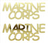 Custom-Buzz Word - MARINE CORPS Gold