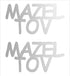 Custom-Buzz Word - MAZEL TOV Silver