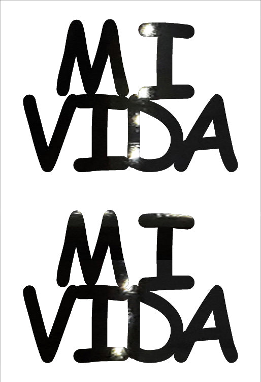 Custom-Buzz Word - MI VIDA Black