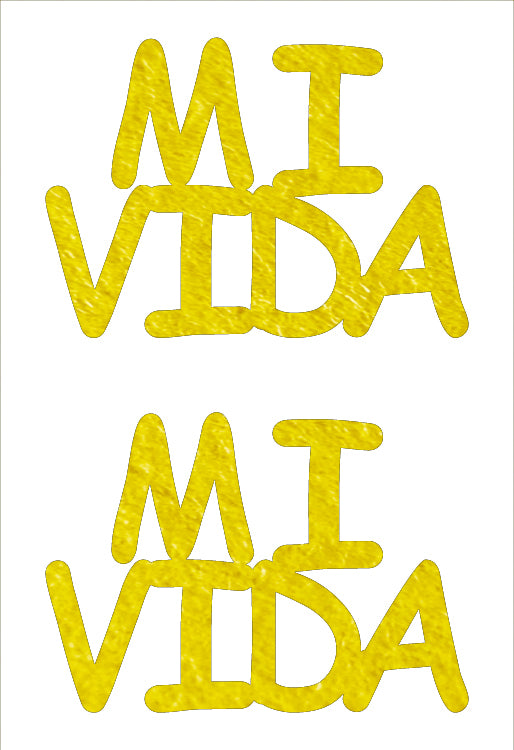 Custom-Buzz Word - MI VIDA Yellow Paper