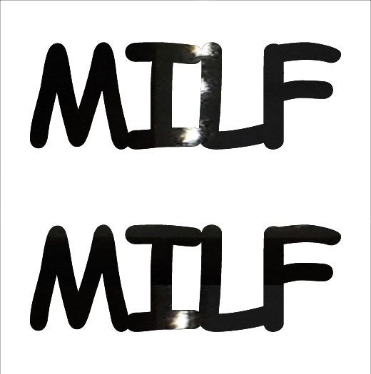 Custom-Buzz Word - MILF Black