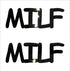 Custom-Buzz Word - MILF Black